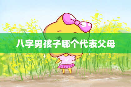 八字男孩子哪个代表父母