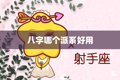 八字哪个派系好用