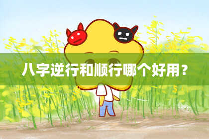 八字逆行和顺行哪个好用？