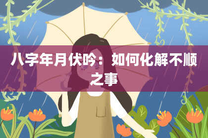 八字年月伏吟：如何化解不顺之事