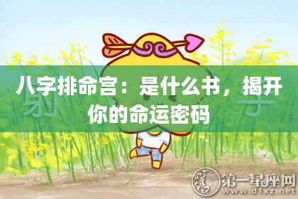 八字排命宫：是什么书，揭开你的命运密码