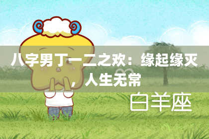八字男丁一二之欢：缘起缘灭，人生无常