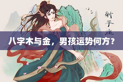 八字木与金，男孩运势何方？