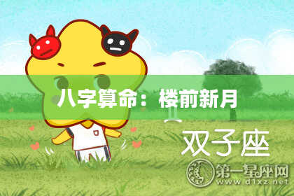 八字算命:楼前新月