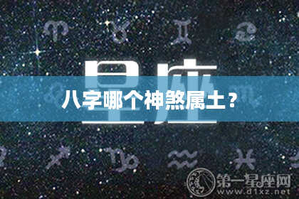 八字哪个神煞属土？