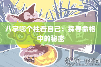 八字哪个柱看自己：探寻命格中的秘密