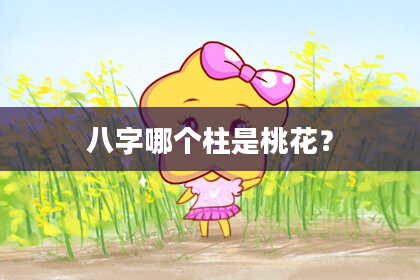 八字哪个柱是桃花？