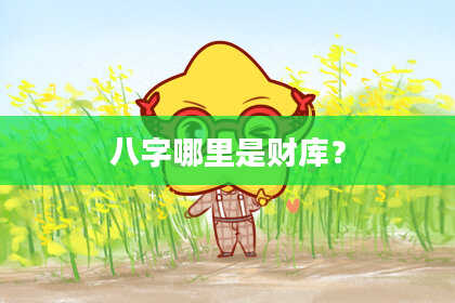 八字哪里是财库？
