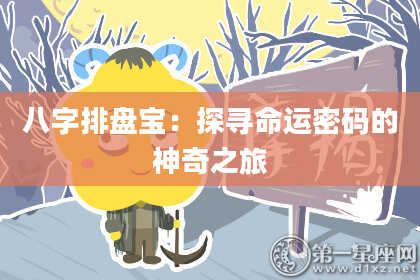 八字排盘宝：探寻命运密码的神奇之旅