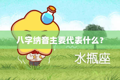 八字纳音主要代表什么？