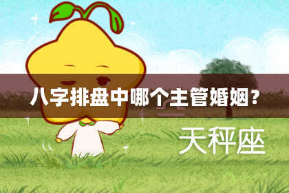 八字排盘中哪个主管婚姻？