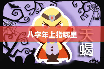 八字年上指哪里
