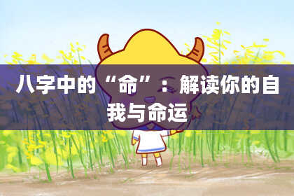 八字中的“命”：解读你的自我与命运