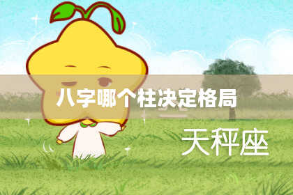 八字哪个柱决定格局