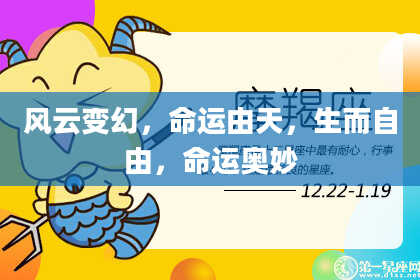 风云变幻,命运由天,生而自由,命运奥妙