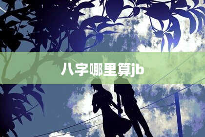 八字哪里算jb