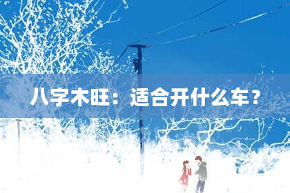 八字木旺:适合开什么车?
