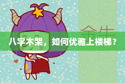 八字木架，如何优雅上楼梯？