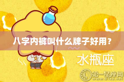 八字内裤叫什么牌子好用？