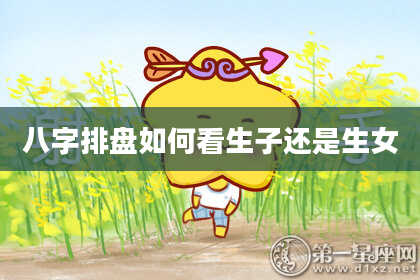 八字排盘如何看生子还是生女