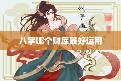 八字哪个财库最好运用