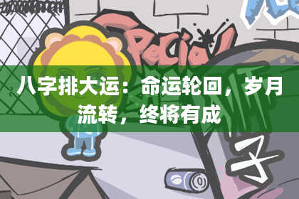 八字排大运：命运轮回，岁月流转，终将有成