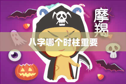 八字哪个时柱重要