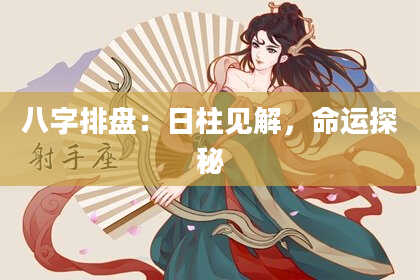 八字排盘：日柱见解，命运探秘