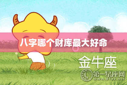 八字哪个财库最大好命