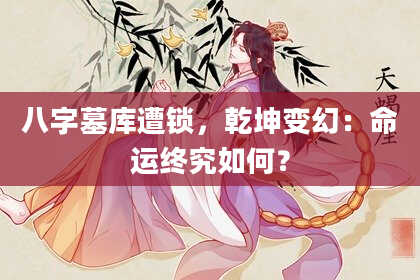 八字墓库遭锁，乾坤变幻：命运终究如何？