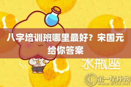 八字培训班哪里最好？宋国元给你答案