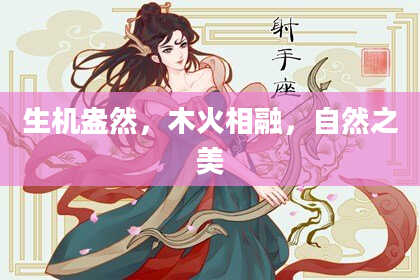 生机盎然,木火相融,自然之美