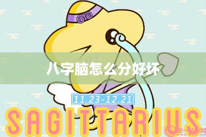 八字脑怎么分好坏