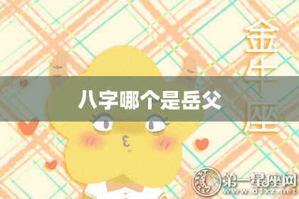 八字哪个是岳父