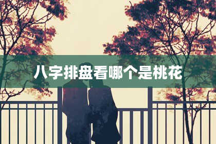 八字排盘看哪个是桃花