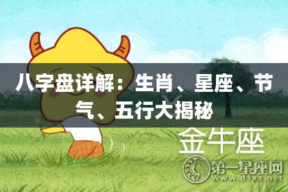 八字盘详解：生肖、星座、节气、五行大揭秘