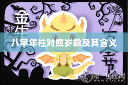 八字年柱对应岁数及其含义