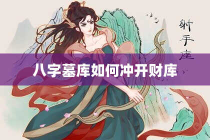 八字墓库如何冲开财库