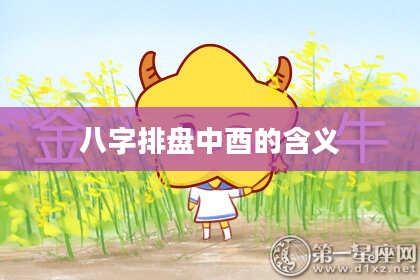 八字排盘中酉的含义