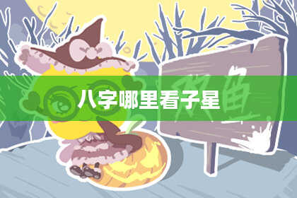八字哪里看子星