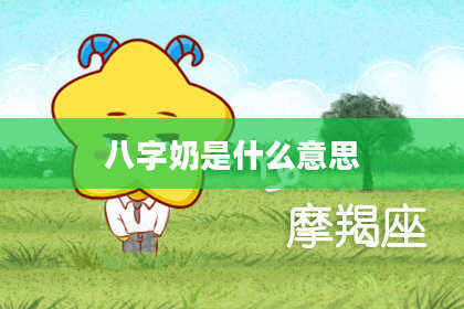 八字奶是什么意思