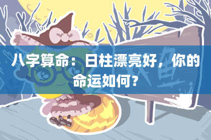 八字算命：日柱漂亮好，你的命运如何？