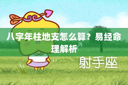 八字年柱地支怎么算？易经命理解析