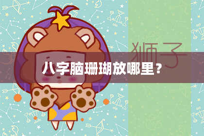 八字脑珊瑚放哪里？