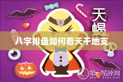 八字排盘如何看天干地支
