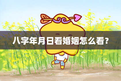 八字年月日看婚姻怎么看？