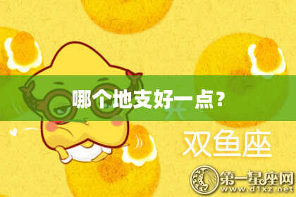 哪个地支好一点？