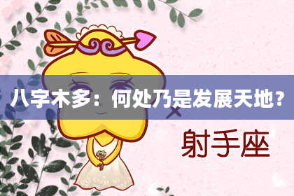 八字木多：何处乃是发展天地？