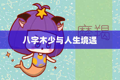 八字木少与人生境遇